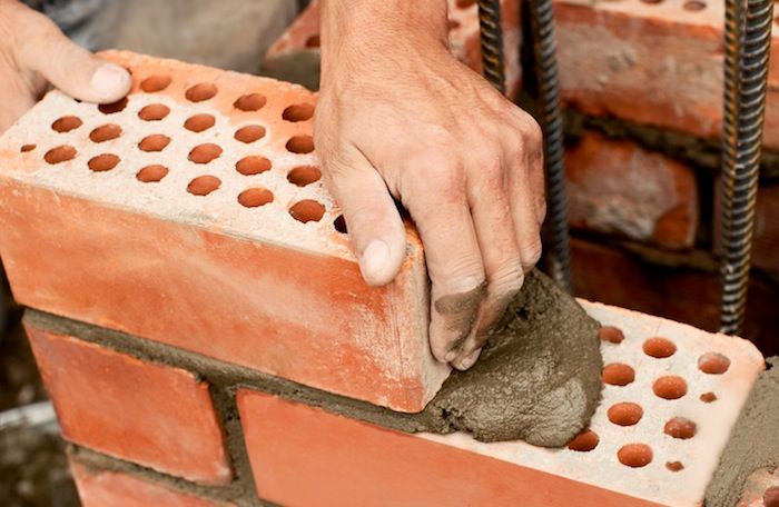 Bricks building housing construction