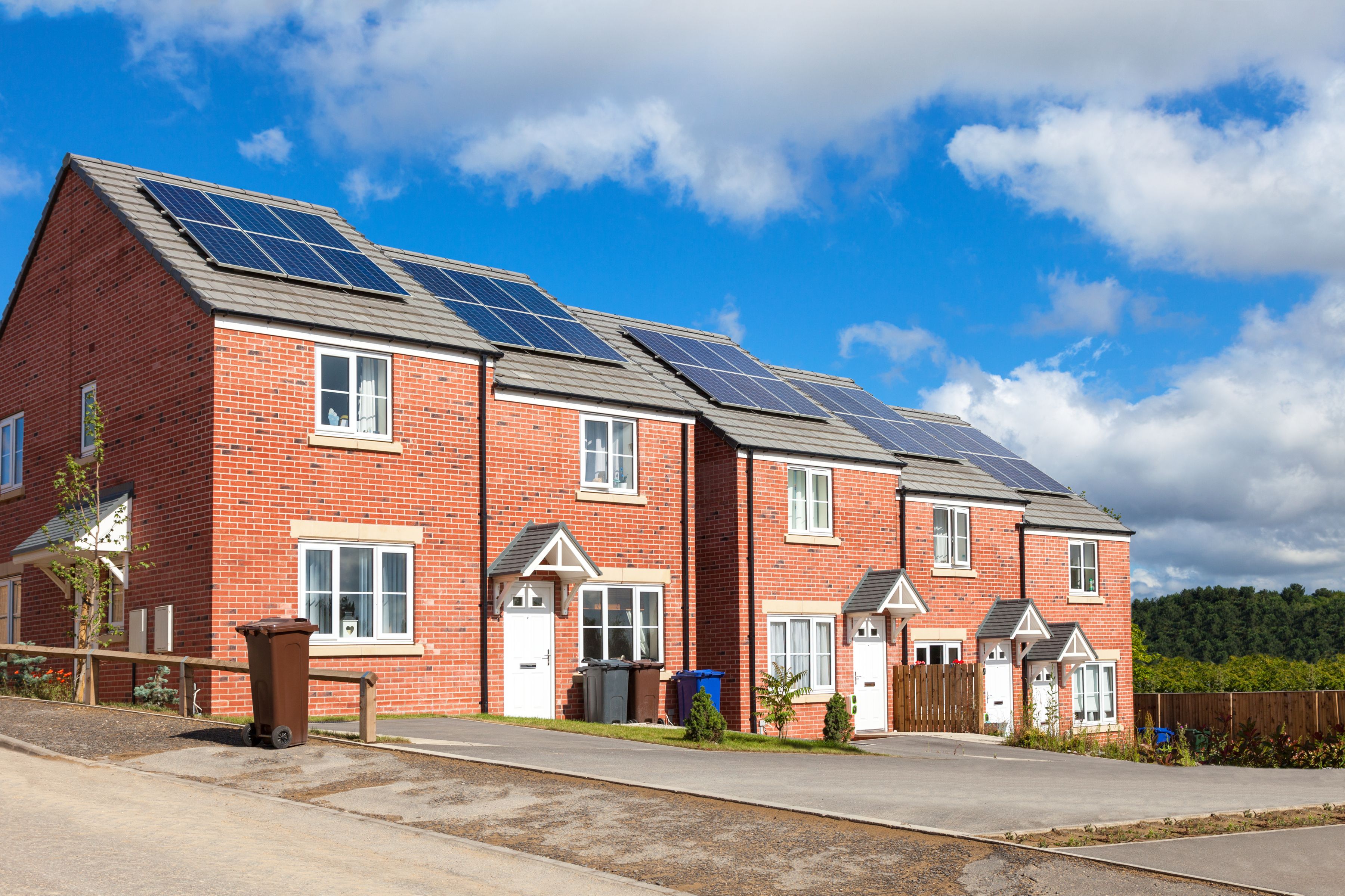 terraced houses